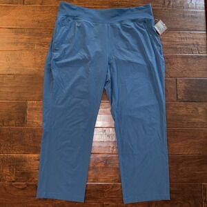 Eddie Bauer Departure Performance Creek Teal Size XL Inseam 25.5" Ankle